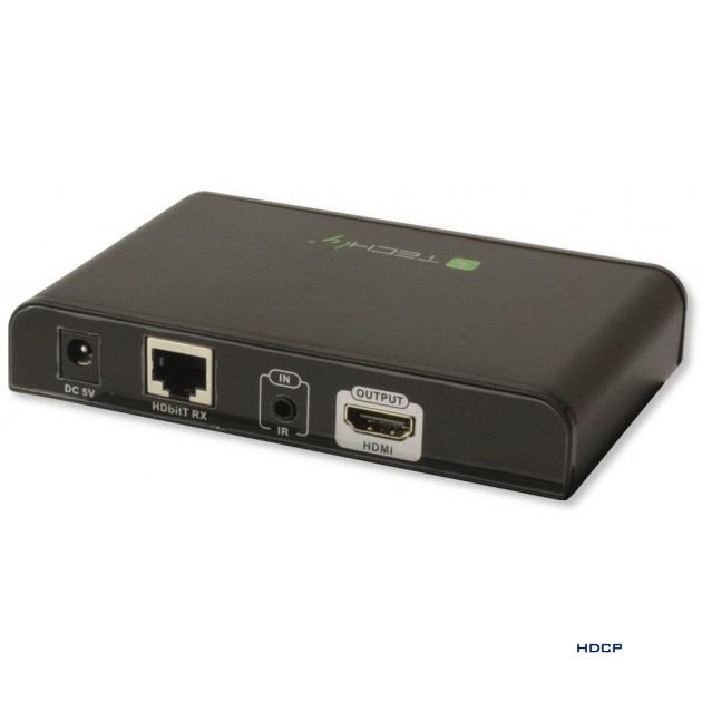 Extender / odbiornik HDMI Techly HDbitT po skrętce Cat.6/6a/7 8054529020768  - Incom Group
