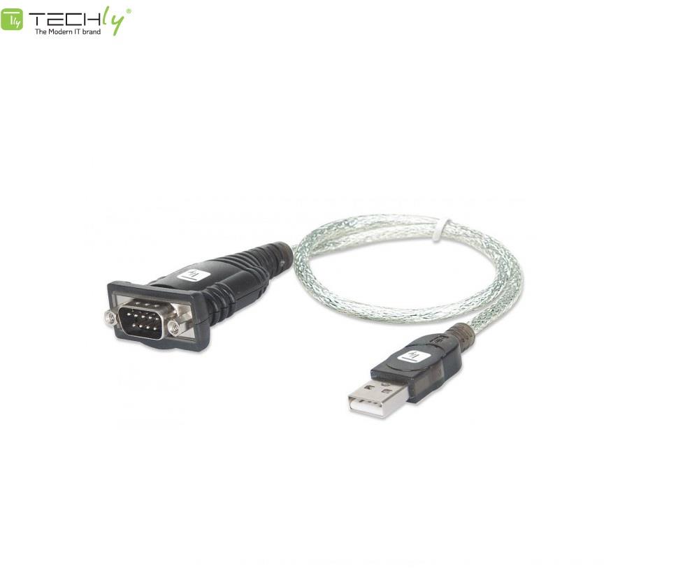 8054529023493  - Incom Group
 Kabel adapter Techly USB na port szeregowy RS232/COM/DB9