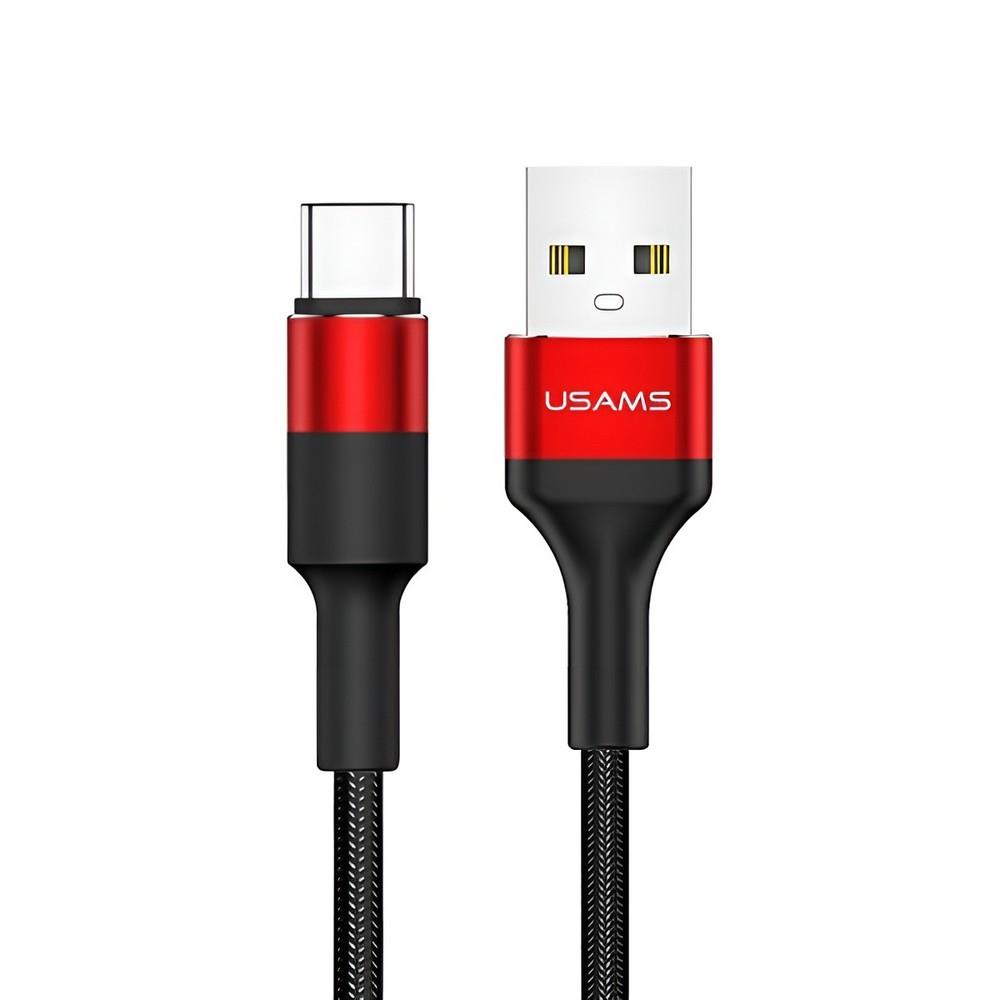  - Incom Group
 Kabel USB Usams U5 USB-C 1,2m czerwony 6958444956640