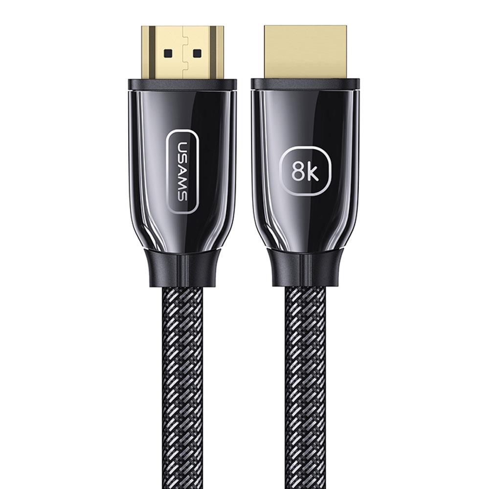 Kabel HDMI-HDMI Usams U67 SJ497 8K HDMI 2.1 2m czarny  - Incom Group
 6958444969398