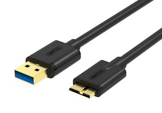 Kabel USB Unitek Y-C461GBK USB 3.0 microB/USB M/M 1m 4894160026439  - Incom Group
