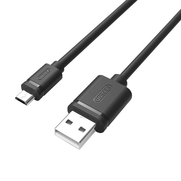 Kabel Unitek Y-C451GBK microUSB do USB 2.0, 1m  - Incom Group
 4894160026293