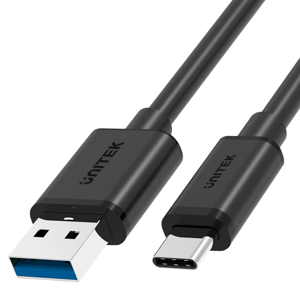 4894160018342 Kabel USB Unitek Y-C490BK USB-A - USB-C 3.1, M/M, 0,25m  - Incom Group
