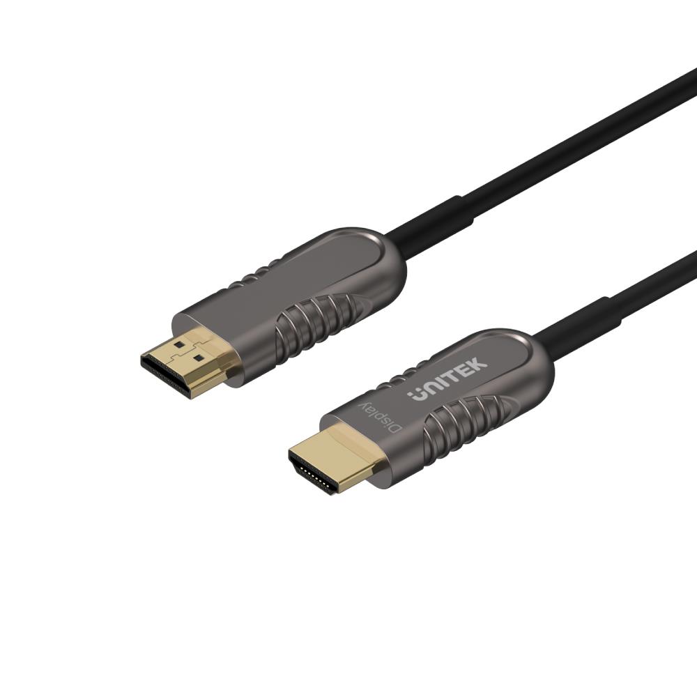 4894160035721 Kabel optyczny HDMI Unitek Y-C1028BK HDMI 2.0, AOC, 4K 60Hz, 10m  - Incom Group
