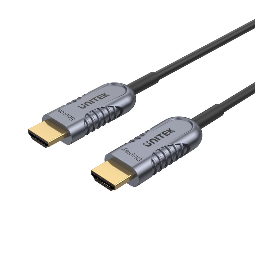 Kabel optyczny HDMI Unitek C11027DGY HDMI 2.1, AOC, 8K, 4K@120Hz, 5m  - Incom Group
 4894160043771