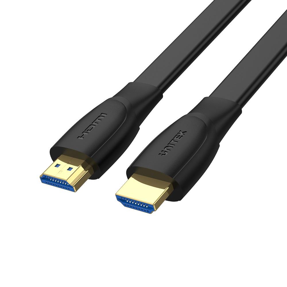 Kabel HDMI Unitek C11063BK-2M High Speed 2.0, 4K 60Hz, płaski, 2m  - Incom Group
 4894160047922