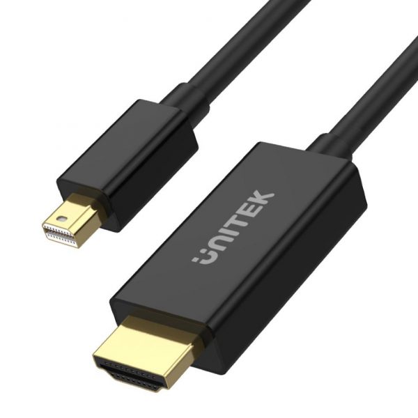 Kabel adapter Unitek V1152A miniDP - HDMI, 4K 30Hz, kabel 2m  - Incom Group
 4894160046833