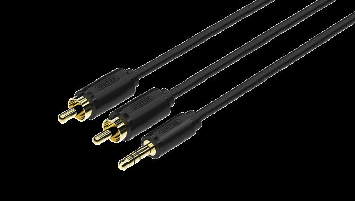  - Incom Group
 Kabel Unitek miniJack 3,5mm (M) - 2x RCA (M) 4894160021489