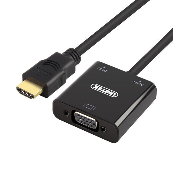  - Incom Group
 Adapter Unitek Y-6333 HDMI to VGA + audio 4894160017055