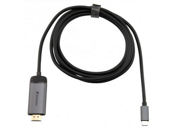 0023942491446  - Incom Group
 Kabel adapter Verbatim USB type-C(M) - HDMI(M) 1,5m (Thunderbolt 3) czarno-srebrny