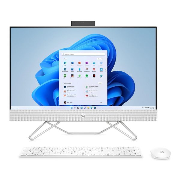 0196786082801 Komputer AIO HP 27-cb1022nw 27"/R5-5625U/16GB/SSD512GB/Radeon/W11 White  - Incom Group
