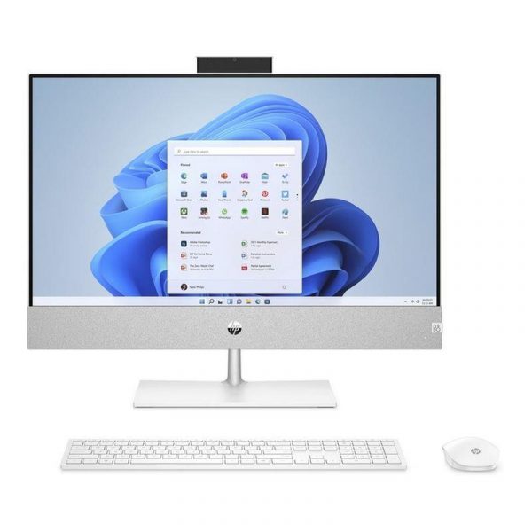 Komputer AIO HP Pavilion 27-ca1022nw 27"FHD/R5-5625U/16GB/SSD512GB/Radeon/W11 Starry White  - Incom Group
 0196786065491