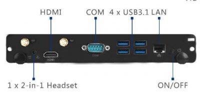  - Incom Group
 Komputer OPS do monitorów Promethean OPS-i3-8100T i3-8100T/4GB/SSD120GB/UHD630/10PR 