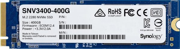 4711174723959 Dysk SSD M.2 NVMe do serwerów Synology SNV3400-400G  - Incom Group
