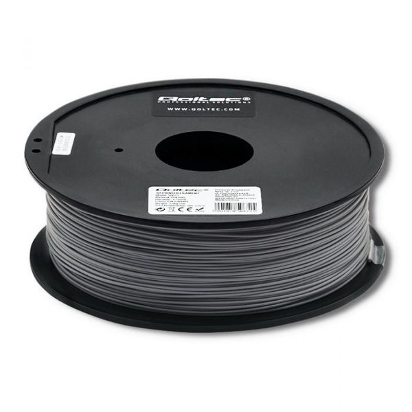 Filament Qoltec do druku 3D | ABS PRO | 1,75mm | 1kg | Grey 5901878506791  - Incom Group
