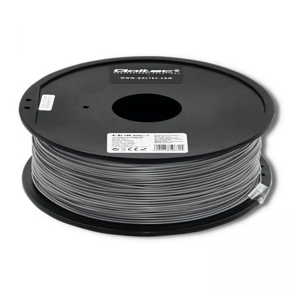 5901878506807 Filament Qoltec do druku 3D | ABS PRO | 1,75mm | 1kg | Silver  - Incom Group
