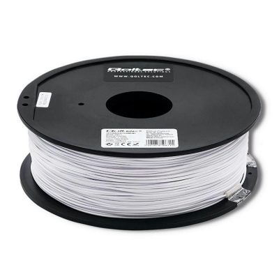 Filament Qoltec do druku 3D | PLA PRO | 1,75mm | 1kg | Cold white  - Incom Group
 5901878506715