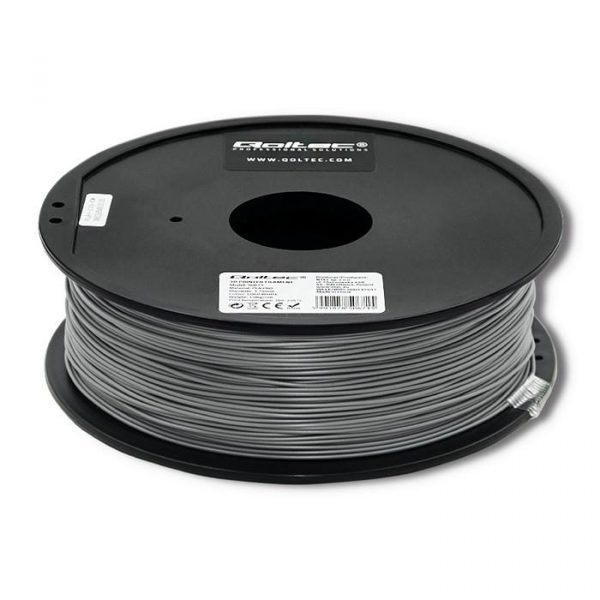 Filament Qoltec do druku 3D | PLA PRO | 1,75mm | 1kg | Silver 5901878506739  - Incom Group
