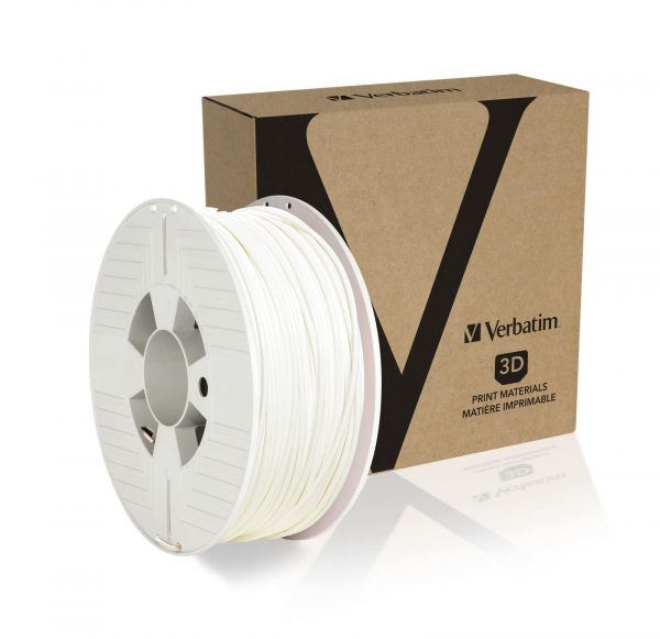 Filament do drukarek 3D Verbatim ABS 2,85 mm 1kg biały 0023942550341  - Incom Group
