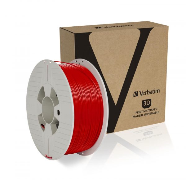 Filament do drukarek 3D Verbatim PLA 1,75 mm 1kg czerwony 0023942553205  - Incom Group
