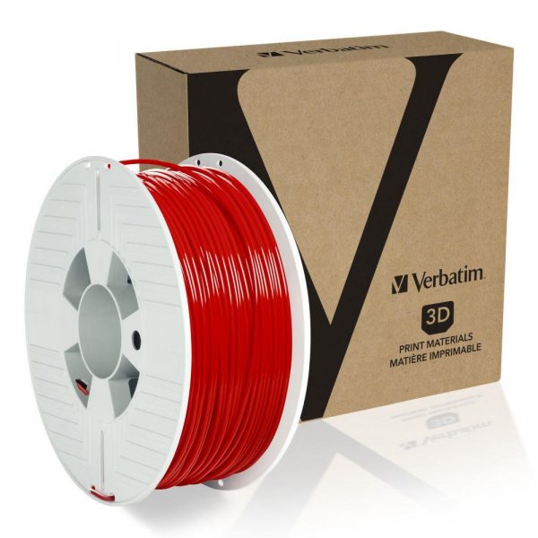 Filament do drukarek 3D Verbatim PLA 2,85 mm 1kg czerwony 0023942553304  - Incom Group
