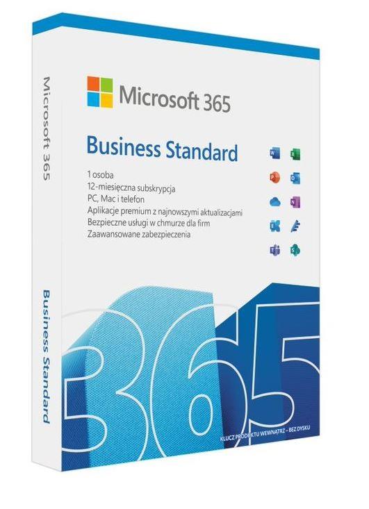 Oprogramowanie Microsoft M365 Bus Standard Retail Polish Subscription P8 EuroZone 1 License Medialess 1 Year  - Incom Group
 0889842861617