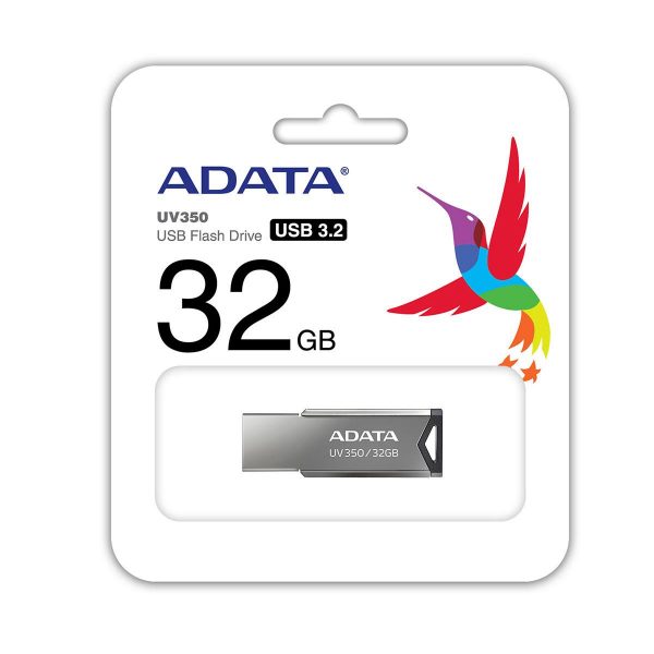 Pendrive ADATA UV350 32GB USB 3.0 Silver 4710273771151  - Incom Group
