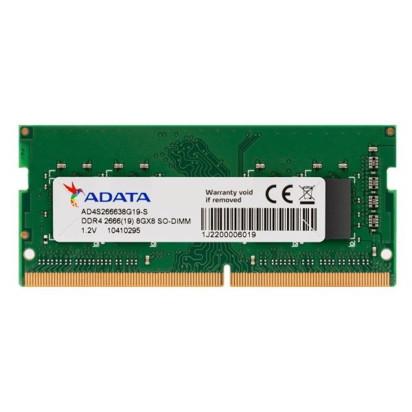 4711085930750 Pamięć SODIMM DDR4 ADATA Premier 8GB (1x8GB) 2666MHz CL19 1,2V  - Incom Group
