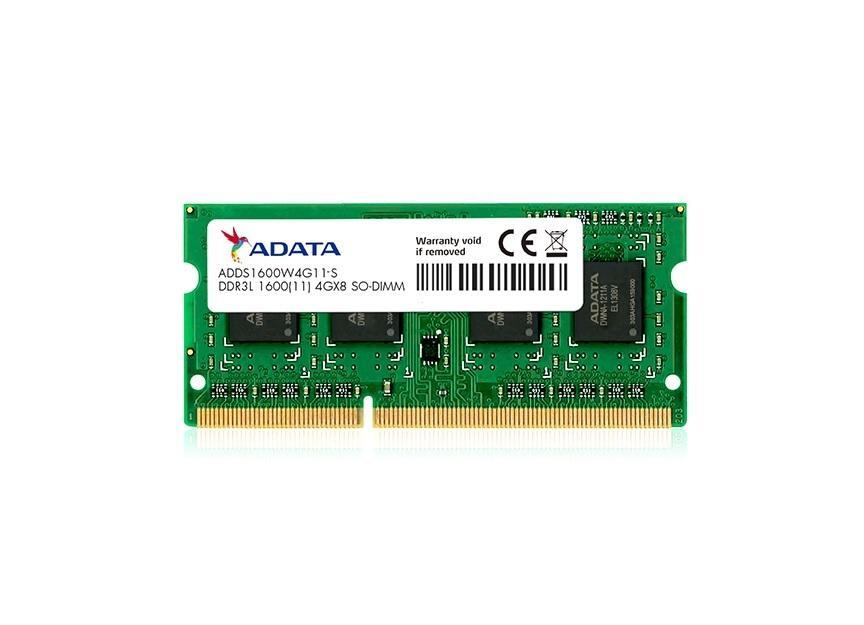 4713435798409  - Incom Group
 Pamięć SODIMM DDR3L ADATA 4GB (1x4GB) 1600MHz CL11 1,35V