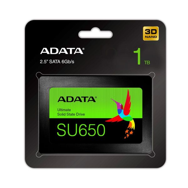  - Incom Group
 Dysk SSD ADATA Ultimate SU650 1TB 2,5" SATA3 (520/450 MB/s) 7mm, 3D NAND 4711085940049