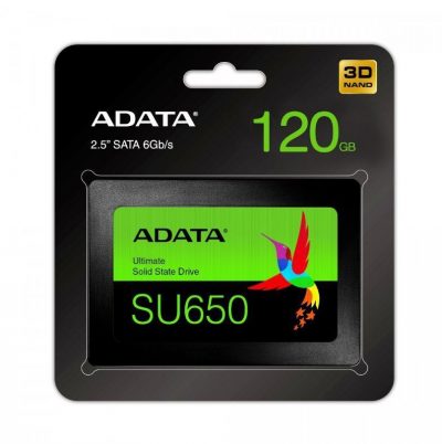  - Incom Group
 4713218461155 Dysk SSD ADATA Ultimate SU650 120GB 2,5" SATA3 (520/320 MB/s) 7mm, 3D NAND / Black Retail