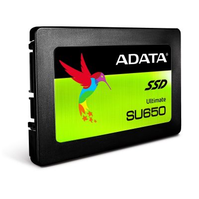 Dysk SSD ADATA Ultimate SU650 960GB 2,5" SATA3 (520/450 MB/s) 7mm, 3D NAND / Black Retail  - Incom Group
 4713218461186