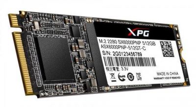 4713218469335  - Incom Group
 Dysk SSD ADATA XPG SX6000 PRO 512GB M.2 PCIe NVMe (2100/1400 MB/s) 2280, 3D TLC NAND