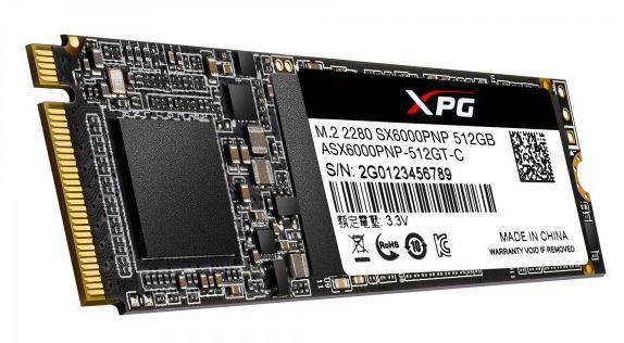 Dysk SSD ADATA XPG SX6000 PRO 512GB M.2 PCIe NVMe (2100/1400 MB/s) 2280, 3D TLC NAND 4713218469335  - Incom Group
