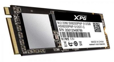 4713218469458 Dysk SSD ADATA XPG SX8200 PRO 512GB M.2 PCIe NVMe (3350/2350 MB/s) 2280, 3D TLC NAND  - Incom Group
