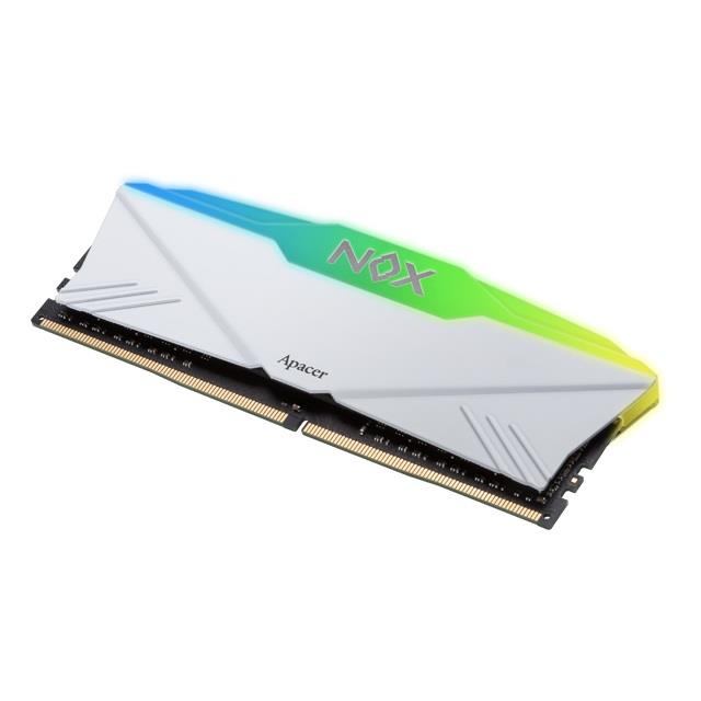 Pamięć DDR4 Apacer NOX RGB 8GB (1x8GB) 3200MHz 1,35V White  - Incom Group
 4712389908568