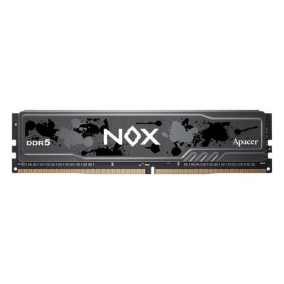 Pamięć DDR5 Apacer NOX 8GB (1x8GB) 5200MHz CL40 1,25V Black 4712389909558  - Incom Group
