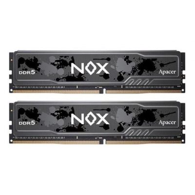 Pamięć DDR5 Apacer NOX 16GB (2x8GB) 5200MHz CL40 1,25V Black  - Incom Group
 4712389909596