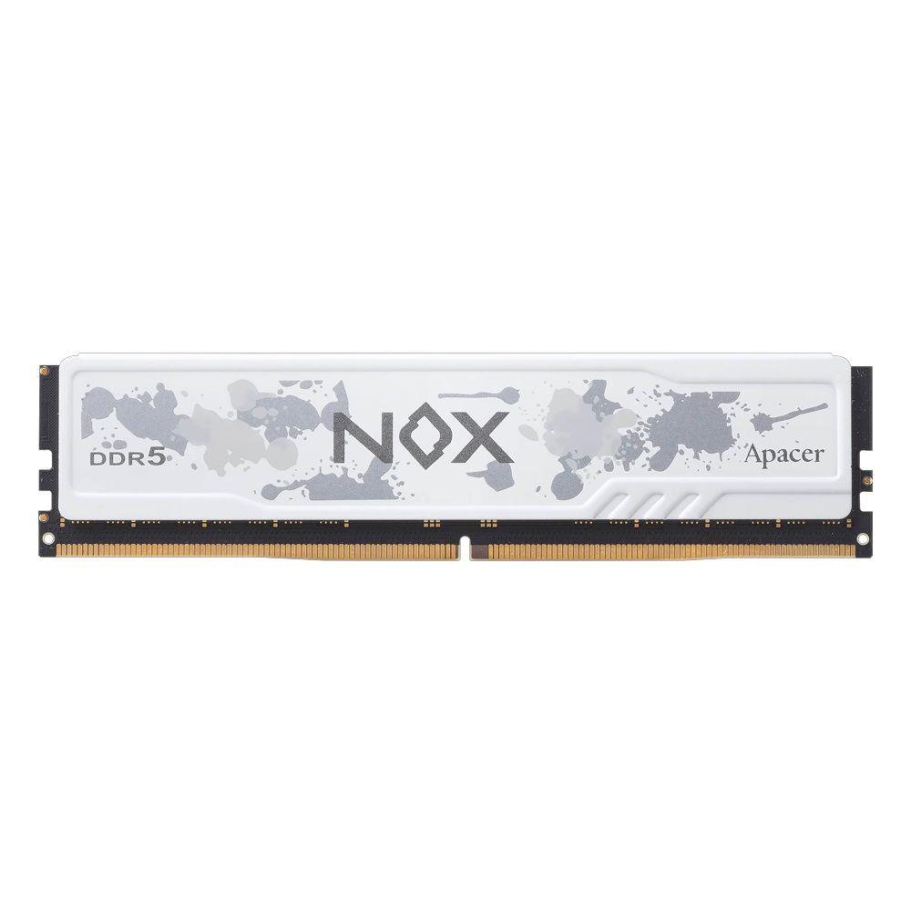 Pamięć DDR5 Apacer NOX 32GB (1x32GB) 5200MHz CL40 1,25V Biała 4712389930637  - Incom Group
