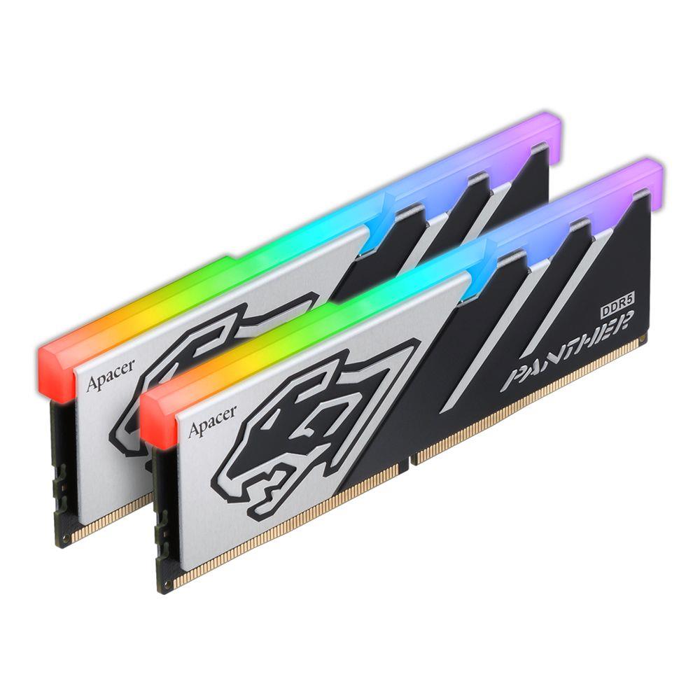 Pamięć DDR5 Apacer Panther RGB 32GB (2x16GB) 5200MHz CL40 1,25V 4712389909138  - Incom Group
