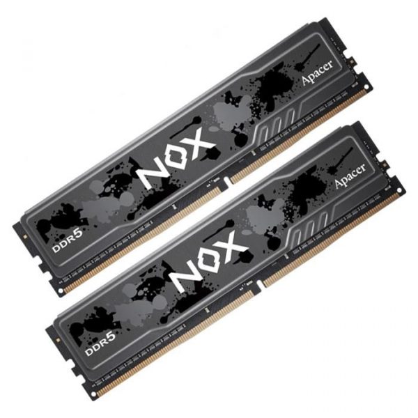 Pamięć DDR5 Apacer NOX 64GB (2x32GB) 6400MHz CL40 1,4V Black XMP 4712389909688  - Incom Group
