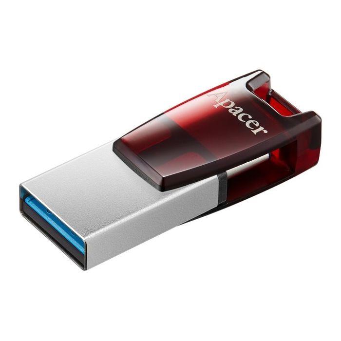  - Incom Group
 4712389913210 Pendrive Apacer AH180 32GB USB 3.2 gen.1 Dual OTG USB-B/USB-C czerwony