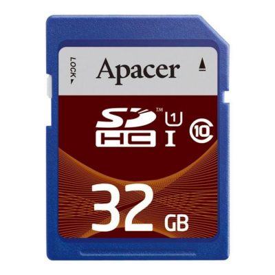  - Incom Group
 4712389898807 Karta pamięci SDHC Apacer 32GB Class 10 U1