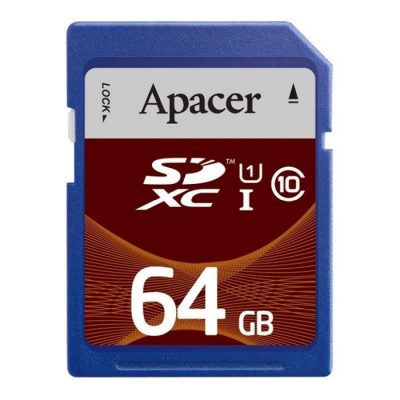 4712389899071  - Incom Group
 Karta pamięci SDXC Apacer 64GB Class 10 U1