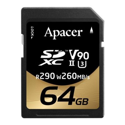  - Incom Group
 Karta pamięci SDXC Apacer 64GB (290/260 MB/s) Class 10 UHS-II U3 V30 4712389919526