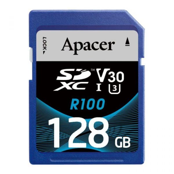 4712389917331  - Incom Group
 Karta pamięci SDXC Apacer R100 128GB (100/80 MB/s) Class 10 UHS-I U3 V30