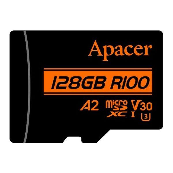  - Incom Group
 Karta pamięci microSDXC Apacer R100 128GB (100/80 MB/s) Class 10 UHS-I U3 V30 A2 + Adapter 4712389917560