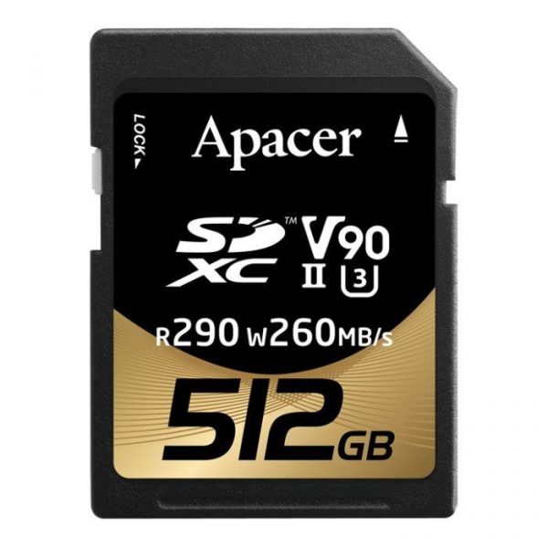  - Incom Group
 4712389919465 Karta pamięci SDXC Apacer 512GB (290/260 MB/s) Class 10 UHS-II U3 V30