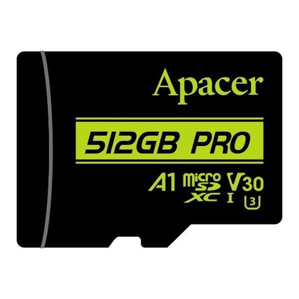 Karta pamięci microSDXC Apacer Professional 512GB (100/80 MB/s) Class 10 UHS-I U1 V30 A1 BULK  - Incom Group
 