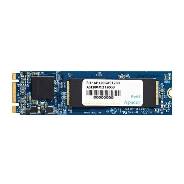 4712389914095  - Incom Group
 Dysk SSD Apacer AST280 120GB M.2 SATA3 2280 (500/470 MB/s) 7mm, TLC 3D NAND